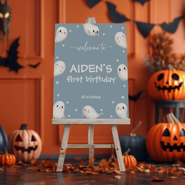 Cute Spooky One Halloween Welcome Sign (Creator Uploaded)