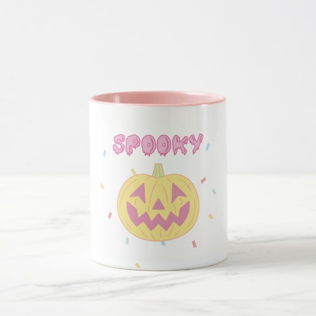 Cute Spooky Pumpkin Mug (Center)