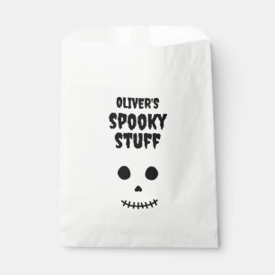 Cute Spooky Stuff Kids Halloween Skull Favour Bag