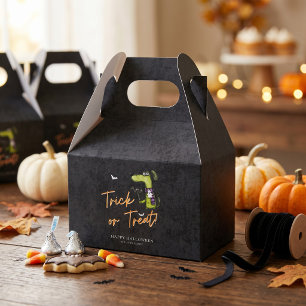 Cute Spooky Trick or Treat Halloween Party Favour Box