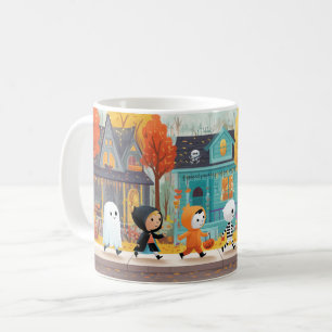 Cute & Spooky Trick or Treaters Mug