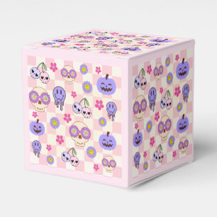 Cute Spooky Vibes Groovy Ghost Halloween Favour Box