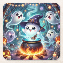 Cute Spooky Witchy Ghost Halloween Decor