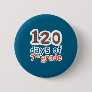 Cute Sport Basketball Grade School 120th 7th Day D 6 Cm Round Badge