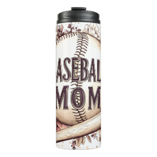Cute Sports Baseball Mum Thermal Tumbler