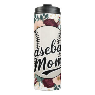 Cute Sports Baseball Mum Thermal Tumbler