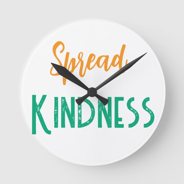 Cute Spread Kindness Clock (Front)