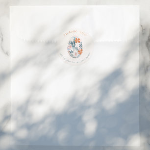 Cute Spring Blooms Bliss Baby's Easter baby Classic Round Sticker