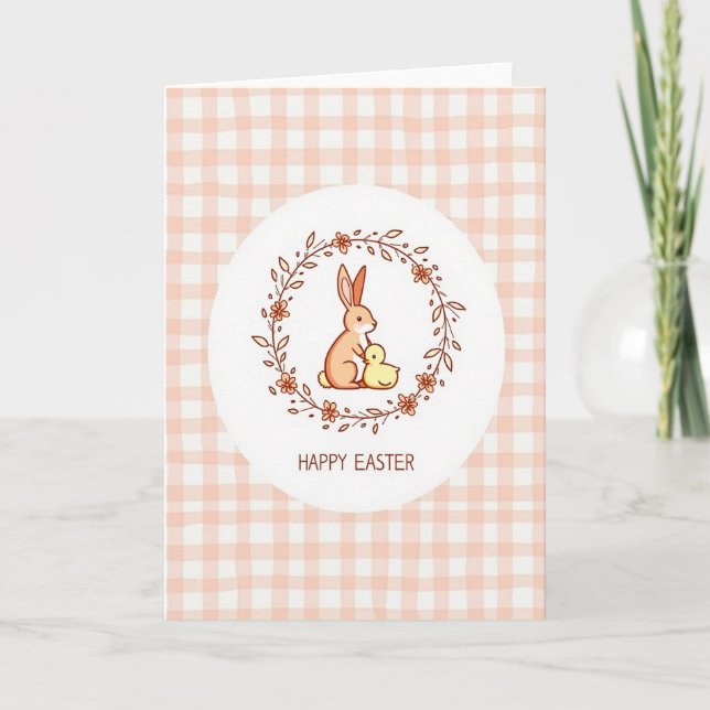 Cute Spring Critter Friend Card (Front)