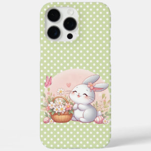 Cute spring/Easter bunny with egg iPhone 16 Pro Max Case