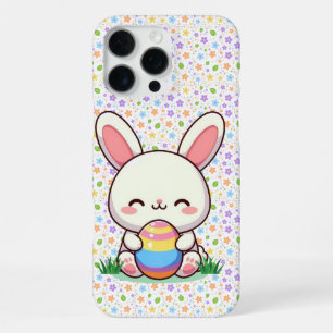 Cute spring/Easter bunny with egg iPhone 16 Pro Max Case