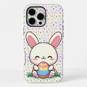 Cute spring/Easter bunny with egg iPhone 16 Pro Max Case