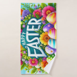 Cute spring/Easter egg Bath Towel