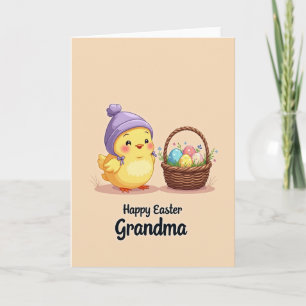 Cute Spring Fowl Easter Card