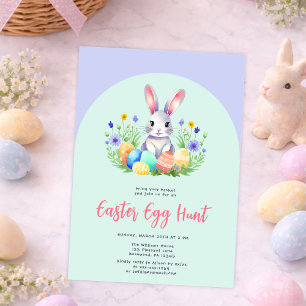 Cute Spring Kids Easter Party Invitation