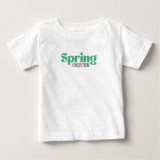 Cute Spring Typography Baby T-Shirt | Seasonal Ki