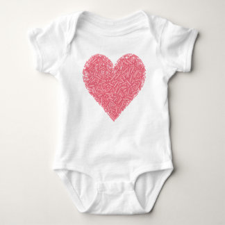 Cute Sprinkle Heart | Baby Sprinkle Baby Bodysuit
