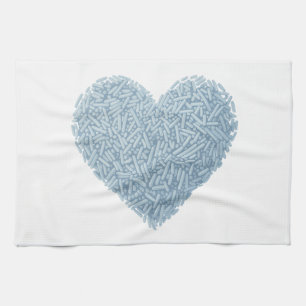 Cute Sprinkle Heart Baby Sprinkle Tea Towel