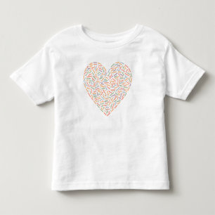 Cute Sprinkle Heart Baby Sprinkle Toddler T-Shirt