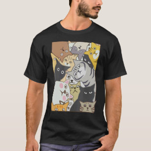 Cute Spying Cats Cat  Kittens Men Women Kids T-Shirt