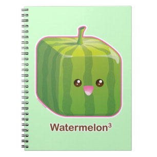 Cute Square Watermelon Notebook