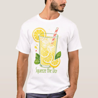 Cute Squeeze the Day Lemonade Summer T-Shirt
