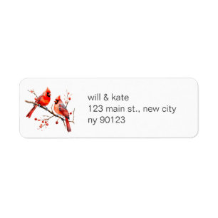Cute Squirrel Autumn Leaves Fall address Return Address Label