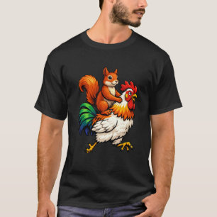 Cute Squirrel Chicken T-Shirt