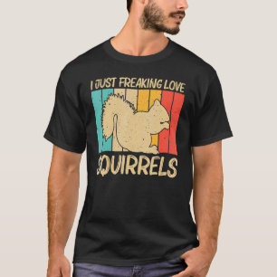 Cute Squirrel For Men Women Squirrel Pet Rodent  5 T-Shirt