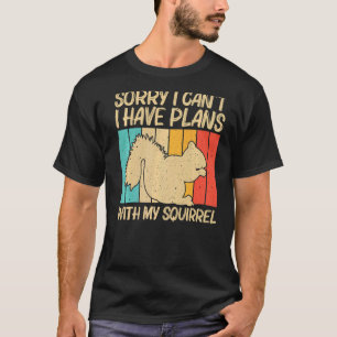 Cute Squirrel For Men Women Squirrel Pet Rodent    T-Shirt