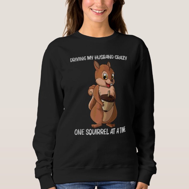 Cute Squirrel For Women Mum Squirrel  Forest Anima Sweatshirt (Front)