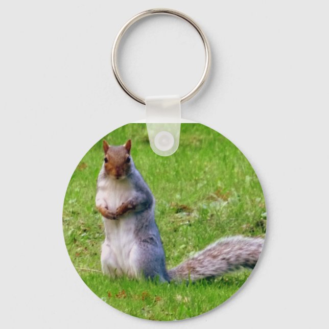 Cute Squirrel Keychain (Front)