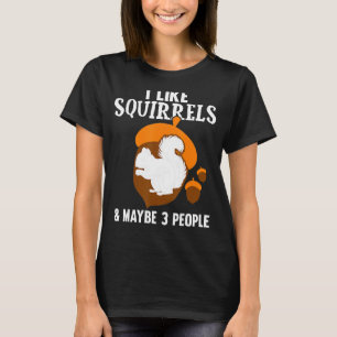 Cute Squirrel Kids Boys Girls Funny Animal Squirre T-Shirt
