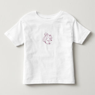 Cute squirrel modern funny toddler T-Shirt