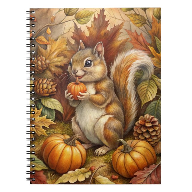 Cute Squirrel Notebook (Front)
