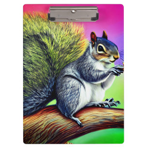 Cute Squirrel on the Branch  Clipboard
