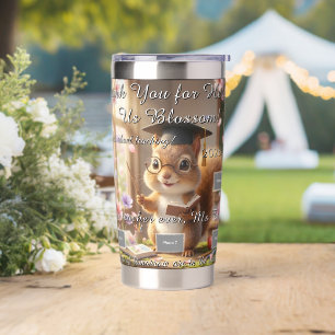 Cute Squirrel Teacher Appreciation Tumbler