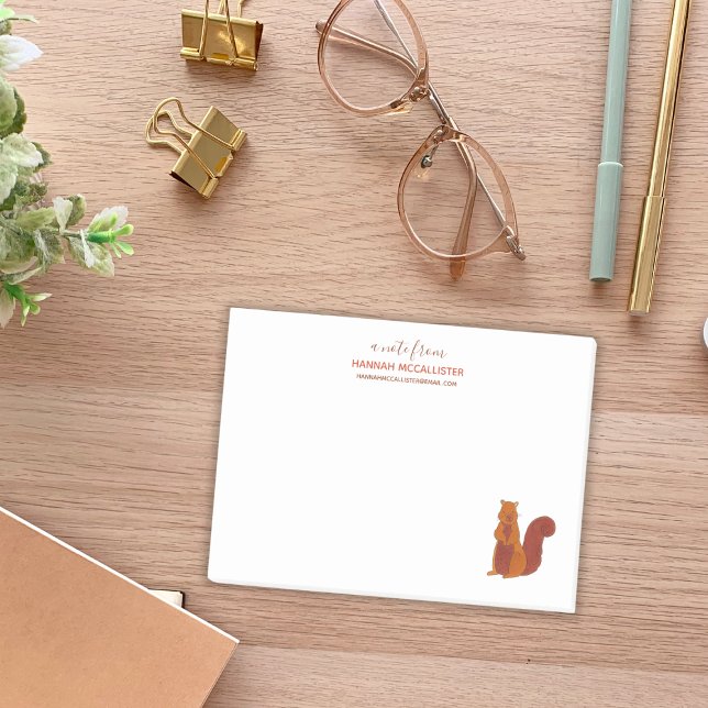 Cute Squirrel Teacher Reminder Note (Creator Uploaded)