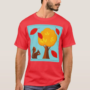 Cute Squirrel Tree T-Shirt