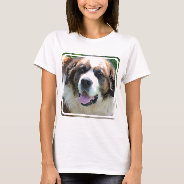 Cute St. Bernard T-Shirt (Front)