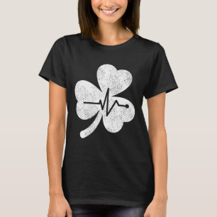 Cute St Paddys Day Nurses Scrub Top Nurse St Patri