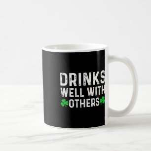 Cute St Patricks Day Drinking Vintage Drinks Well  Coffee Mug