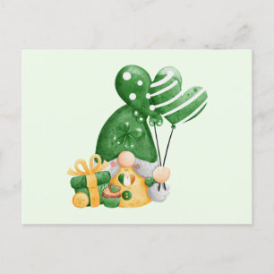 Cute St. Patrick's Day Gnome  Postcard
