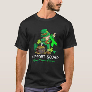 Cute St Patrick's Day Support Squad Kidney Disease T-Shirt