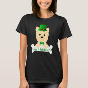 Cute St Patricks Yorkshire Terrier Yorkie Dog T-Shirt