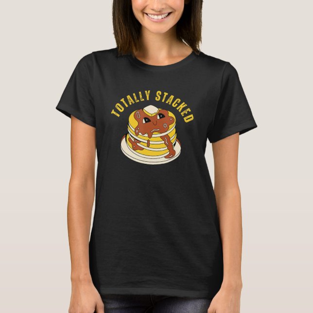 Cute Stack O' Pancakes   For Pancake T-Shirt (Front)