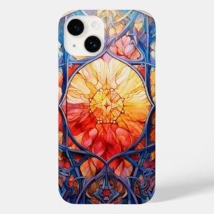Cute stained glass watercolor Case-Mate iPhone 14 case