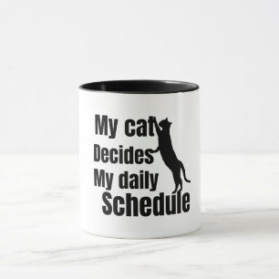 Cute Standing cat design Mug