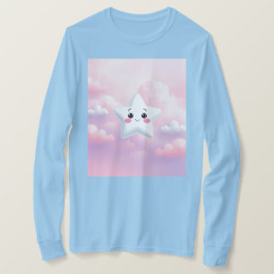 Cute Star Lavender Pink Light Blue T-Shirt