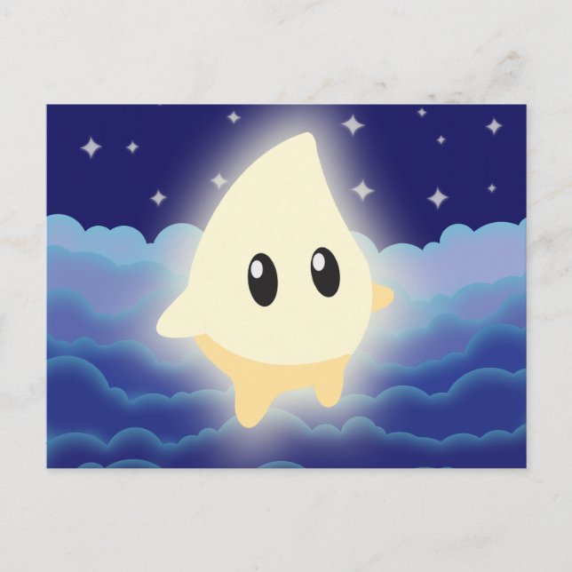 Cute Star Postcard (Front)